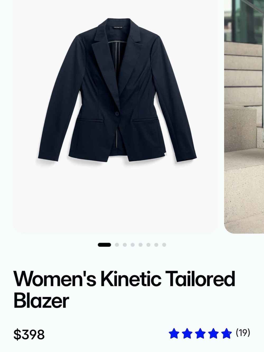 NWT Kinetic Suit Set - Tailored Blazer and Pintuck Pant size 6